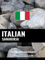 Italian sanakirja: Aihepohjainen lähestyminen