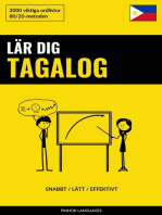 Lär dig Tagalog - Snabbt / Lätt / Effektivt: 2000 viktiga ordlistor