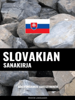 Slovakian sanakirja: Aihepohjainen lähestyminen