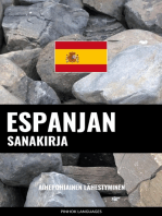 Espanjan sanakirja: Aihepohjainen lähestyminen