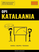 Opi Katalaania - Nopea / Helppo / Tehokas: 2000 Avainsanastoa