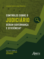 Controles sobre o judiciário geram governança e eficiência? Estudo sobre o CNJ e a justiça estadual