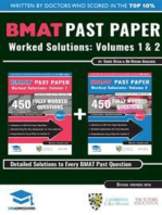 BMAT Past Paper Worked Solutions