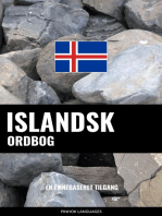 Islandsk ordbog: En emnebaseret tilgang