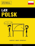 Lær Polsk - Hurtigt / Nemt / Effektivt: 2000 Nøgleord