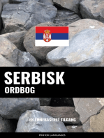 Serbisk ordbog: En emnebaseret tilgang