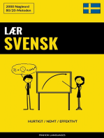 Lær Svensk - Hurtigt / Nemt / Effektivt: 2000 Nøgleord