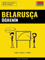Belarusça Öğrenin - Hızlı / Kolay / Etkili: 2000 Temel Kelime