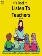 It's Cool To....Listen to Teachers