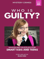 Who is Guilty Whodunit Puzzles for Smart Kids and Teens