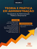 Teoria e prática em Administração: perspectivas da Administração Pública e Empresarial: - Volume 3