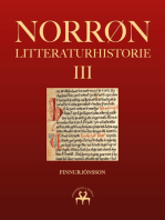 Norrøn litteraturhistorie III: Den oldnorske og oldislandske litteraturs historie