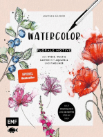 Watercolor – Florale Motive aus Wiese, Wald & Garten mit Aquarell und Fineliner