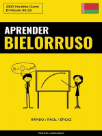 Aprender Bielorruso - Rápido / Fácil / Eficaz: 2000 Vocablos Claves