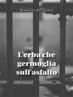 L'erba che germoglia sull'asfalto