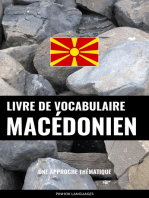Livre de vocabulaire macédonien: Une approche thématique