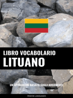 Libro Vocabolario Lituano: Un Approccio Basato sugli Argomenti
