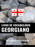 Livro de Vocabulário Georgiano: Uma Abordagem Focada Em Tópicos