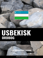 Usbekisk ordbog: En emnebaseret tilgang