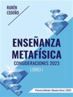 Enseñanza Metafísica - Consideraciones 2023