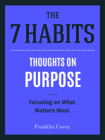 Thoughts on Purpose: Focusing on What Matters Most