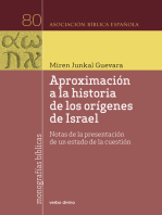 Aproximación a la historia de los orígenes de Israel