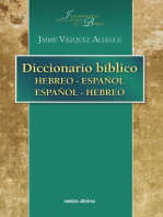 Diccionario bíblico hebreo-español / español-hebreo