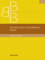 Introducción al profetismo. Isaías