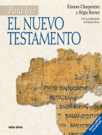 Para leer el Nuevo Testamento