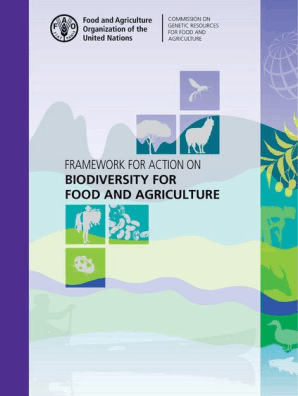 Framework for Action on Biodiversity for Food and Agriculture