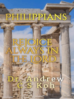Philippians: Rejoice Always in the Lord: Prison Epistles, #2