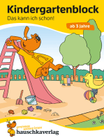 Kindergartenblock - Das kann ich schon! ab 3 Jahre: Kunterbunte Übungen für Vorschule und Kindergarten - Fehler finden, malen, Logisches Denken und Konzentration fördern