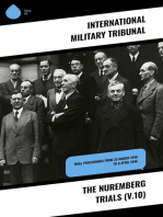 The Nuremberg Trials (V.10): Trial Proceedings From 25 March 1946 to 6 April 1946