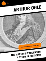 The Marquis D'Argenson