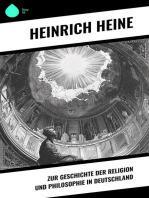 Zur Geschichte der Religion und Philosophie in Deutschland