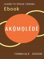 Akomolede: Learn to Speak Yoruba (eBook)