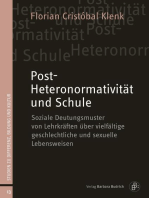 Post-Heteronormativität und Schule: Soziale Deutungsmuster von Lehrkräften über vielfältige geschlechtliche und sexuelle Lebensweisen