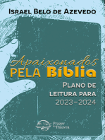 Apaixonados pela Bíblia: Plano de Leitura para 2023-2024: Plano de Leitura da Bíblia para 2023-2024
