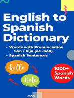 English to Spanish Dictionary: Words Without Borders: Bilingual Dictionary Series