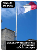 Essai d'Introduction à l'Histoire Généalogique