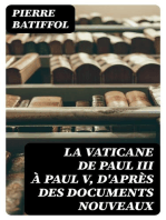 La Vaticane de Paul III à Paul V, d'après des documents nouveaux