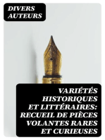 Variétés Historiques et Littéraires