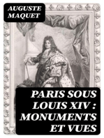 Paris sous Louis XIV 