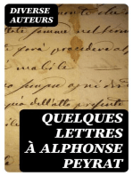 Quelques lettres à Alphonse Peyrat