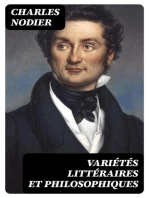 Variétés littéraires et philosophiques