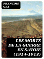 Les Morts de la guerre en Savoie (1914-1918)