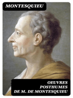 Oeuvres posthumes de M. de Montesquieu