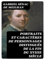 Portraits et caractères de personnages distingués de la fin du XVIIIe siècle