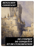 De l'esprit de conquête et de l'usurpation