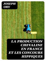 La Production chevaline en France et les concours hippiques